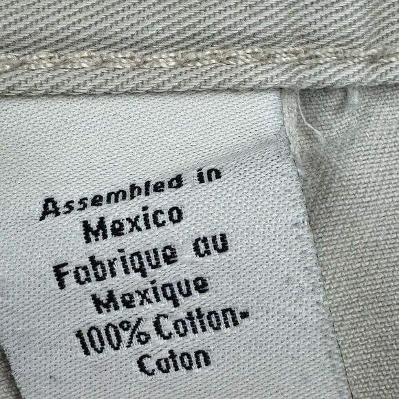 Vintage Calvin Klein Khaki Shorts Size 7 Cotton Classic - Picture 9 of 9